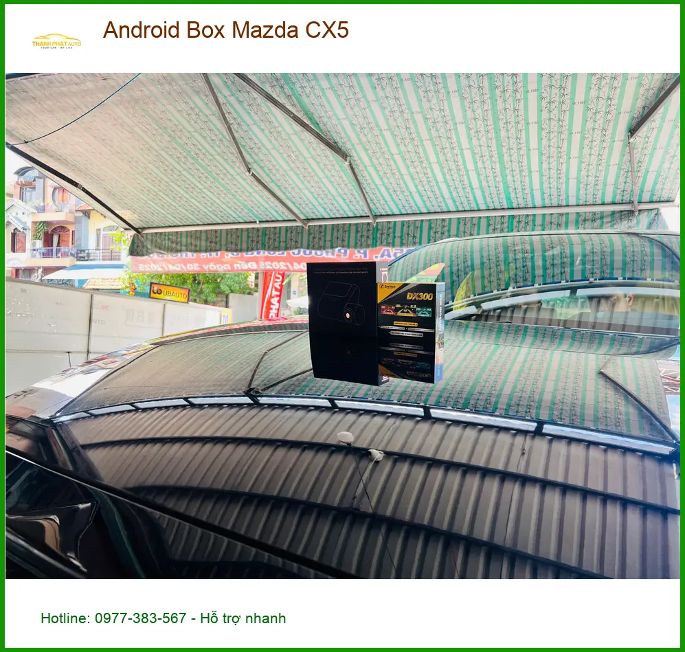 Anh Tùng lắp Android Box Mazda CX5 Quận 2 để giải trí và giữ màn zin