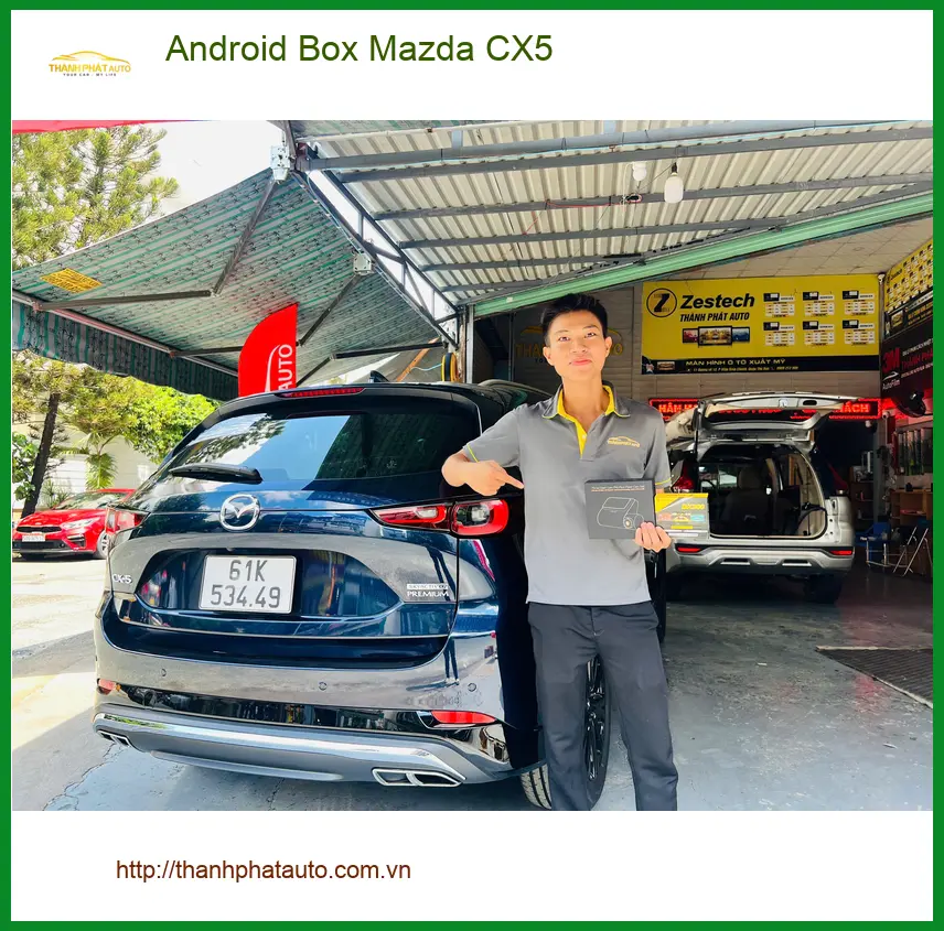 Anh Đạt nâng cấp Android Box Mazda CX5 tại Quận 5 để xem YouTube không giật lag ảnh thực tế 2