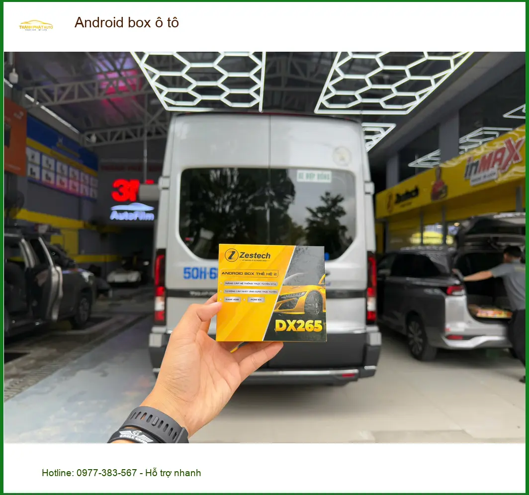 Anh Tấn lắp Android box ô tô Honda CRV Quận 9, giải trí không đổi màn zin ảnh thực tế 2