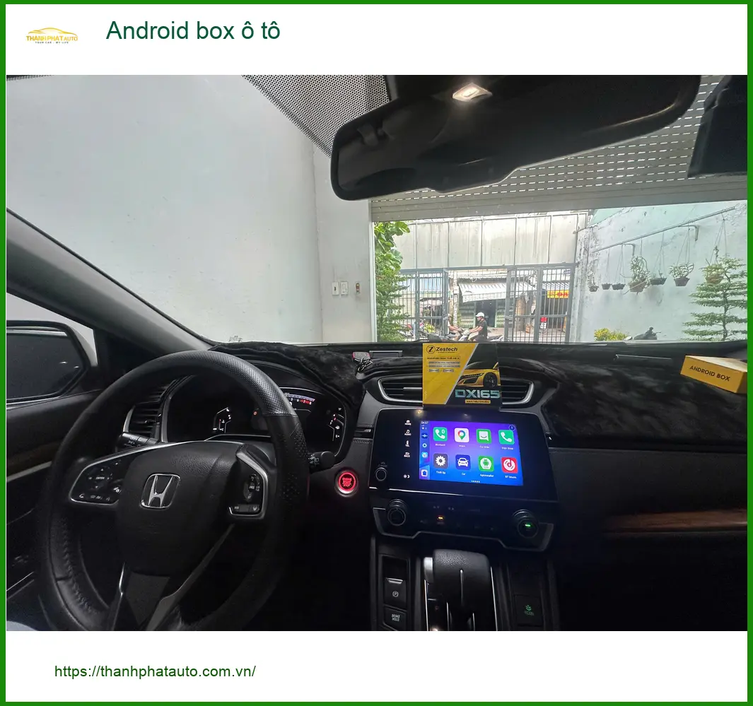 Anh Dũng lắp Android box ô tô Kia Carnival tại Thủ Đức nâng tầm giải trí