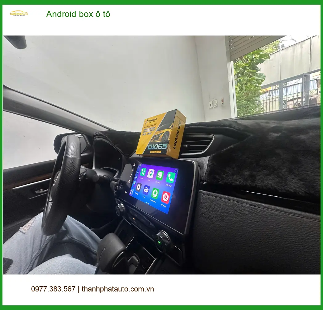 Anh Dũng lắp Android Box ô tô cho Honda CRV tại Quận 9 để giải trí trên đường dài