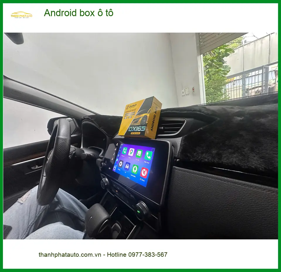 Anh Dũng lắp Android box ô tô Kia Carnival tại Thủ Đức nâng tầm giải trí ảnh thực tế 2
