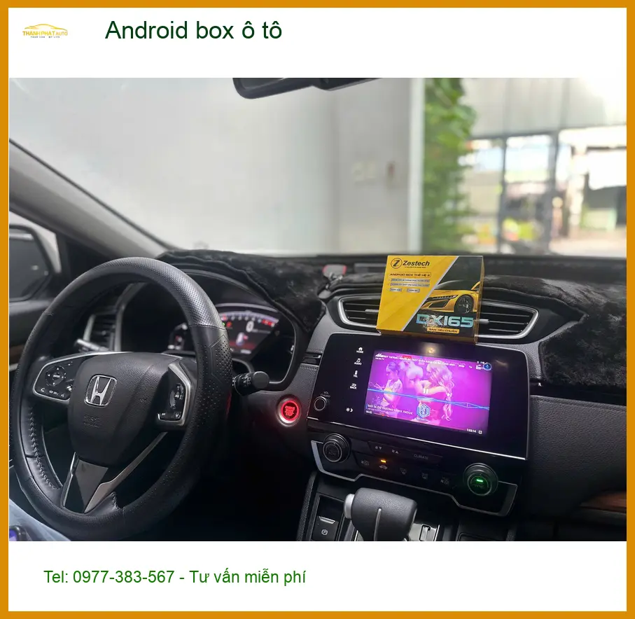 Chị An lắp Android box ô tô cho Hyundai Accent tại Quận 2 để giải trí trên xe ảnh thực tế 2