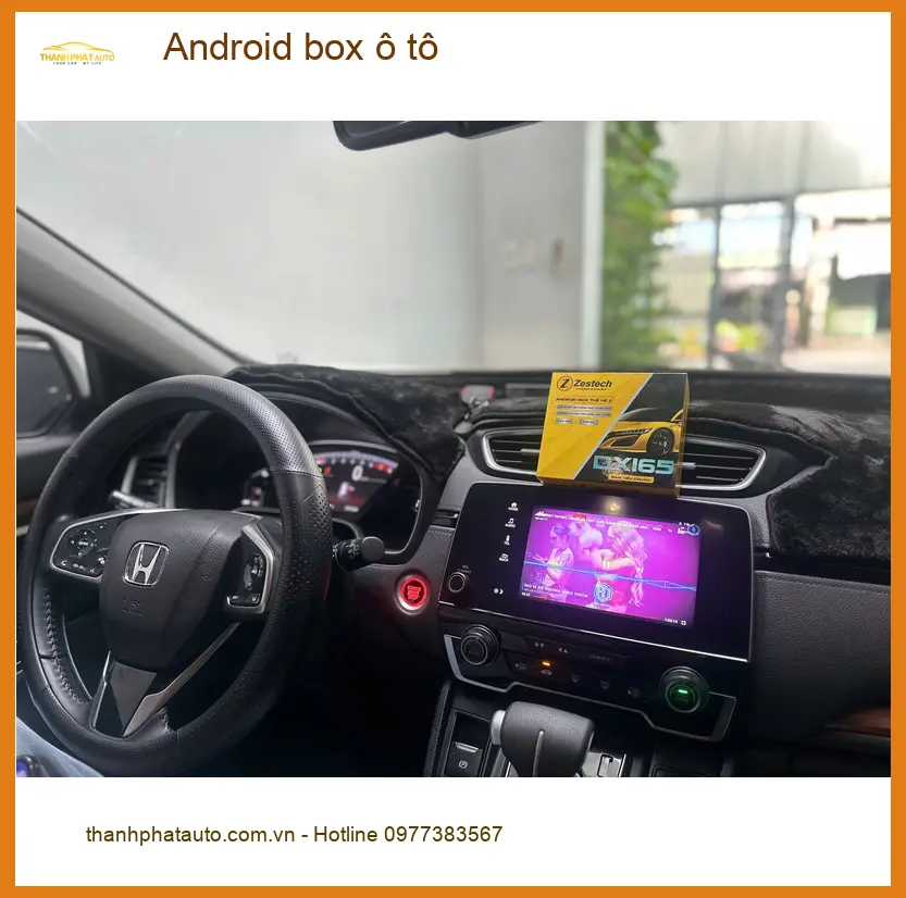 Chị Lan Anh lắp Android box ô tô Mazda CX-5 tại Quận Huyện Hóc Môn ảnh thực tế 2