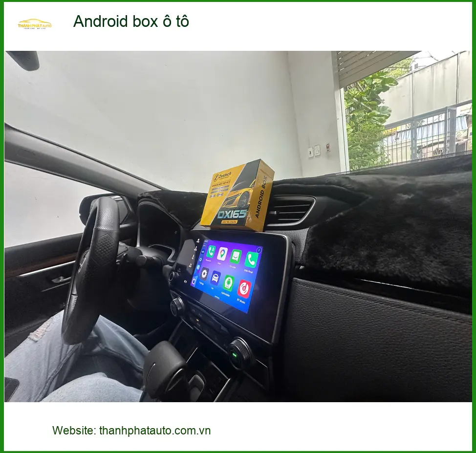Chị Lan Anh lắp Android box ô tô Mazda CX-5 tại Quận Huyện Hóc Môn ảnh thực tế 4