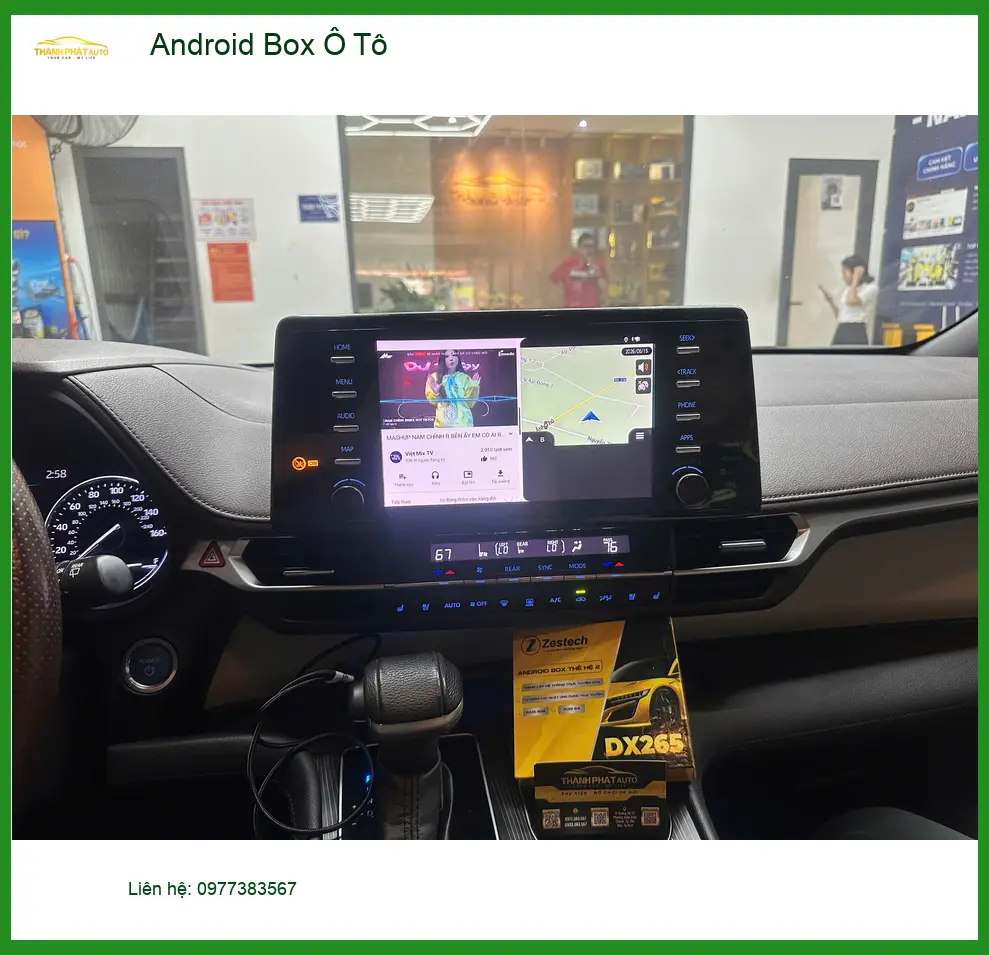 Anh Minh lắp Android Box Ô Tô cho Honda CRV tại Quận Thủ Đức để tiện ích hơn khi di chuyển