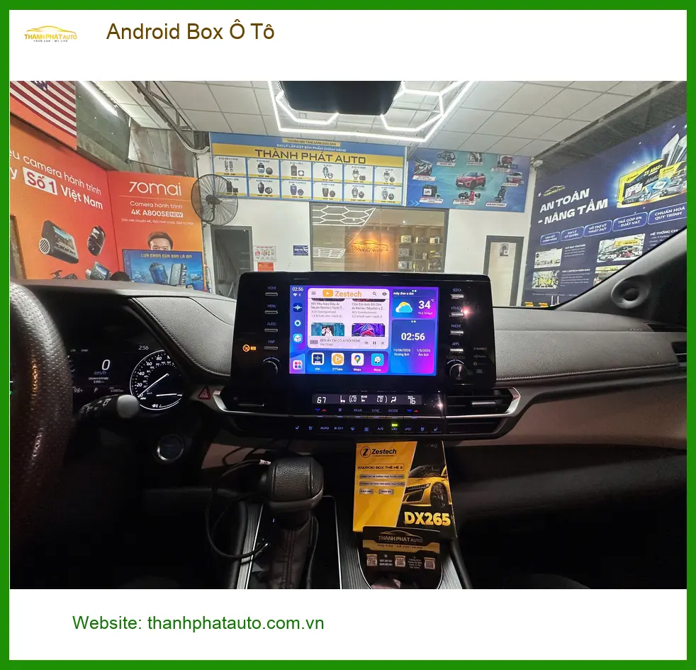Anh Minh lắp Android Box Ô Tô cho Honda CRV tại Quận Thủ Đức để tiện ích hơn khi di chuyển ảnh thực tế 2