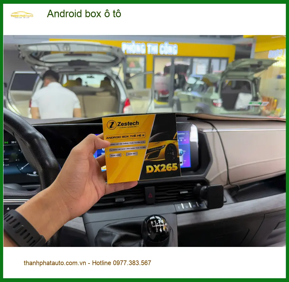 Chị Thảo nâng cấp Android box ô tô Honda CRV tại Quận Bình Thạnh ảnh thực tế 3