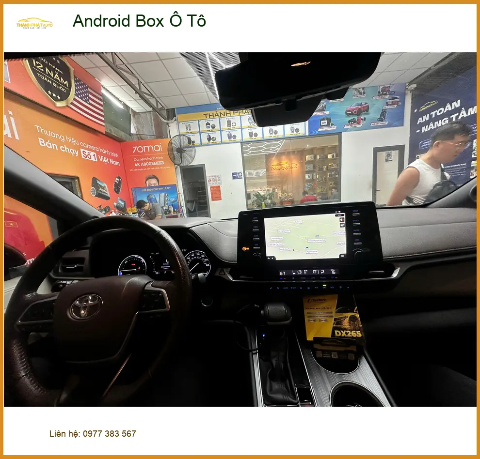Anh Minh lắp Android Box Ô Tô cho Honda CRV tại Quận Thủ Đức để tiện ích hơn khi di chuyển ảnh thực tế 4