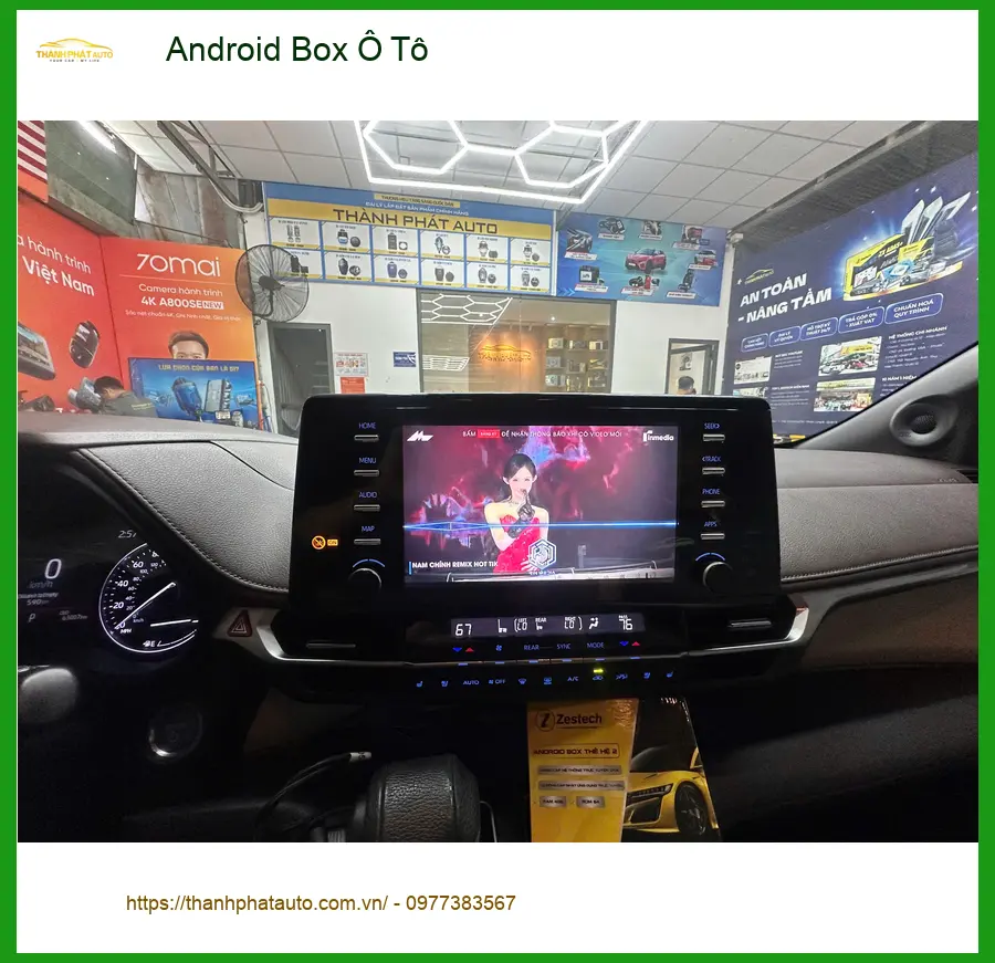Anh Huy Lắp Android Box Ô Tô Honda CR-V Quận 9 không thay màn zin ảnh thực tế 3