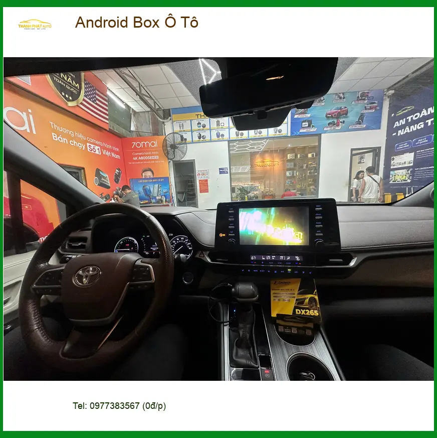 Anh Thiện lắp Android Box Ô Tô chính hãng cho Hyundai Kona tại Nhà Bè ảnh thực tế 3