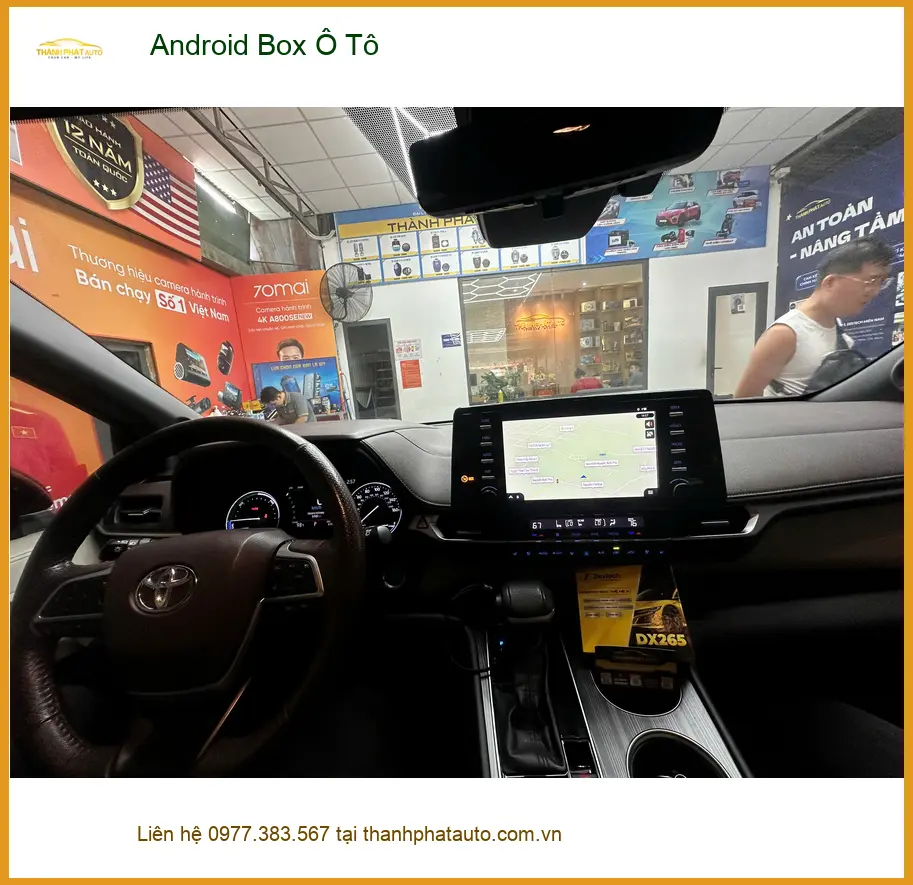 Anh Thiện lắp Android Box Ô Tô chính hãng cho Hyundai Kona tại Nhà Bè ảnh thực tế 4