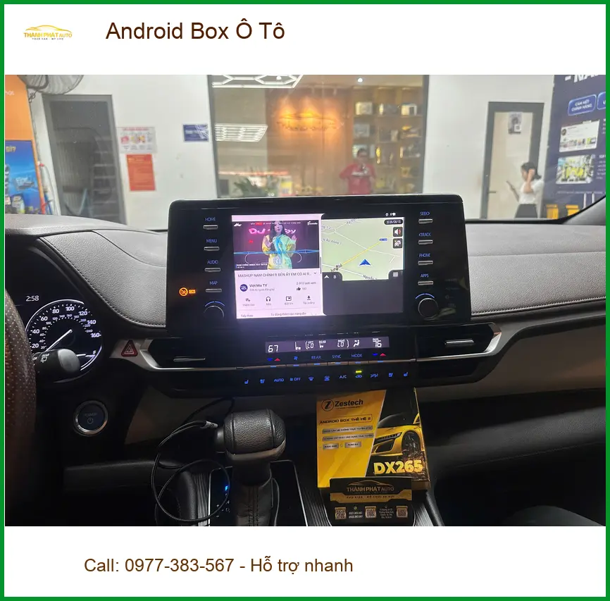 Anh Minh lắp Android Box Ô Tô cho Honda HR-V tại Quận 4 để giải trí trên mọi hành trình ảnh thực tế 2