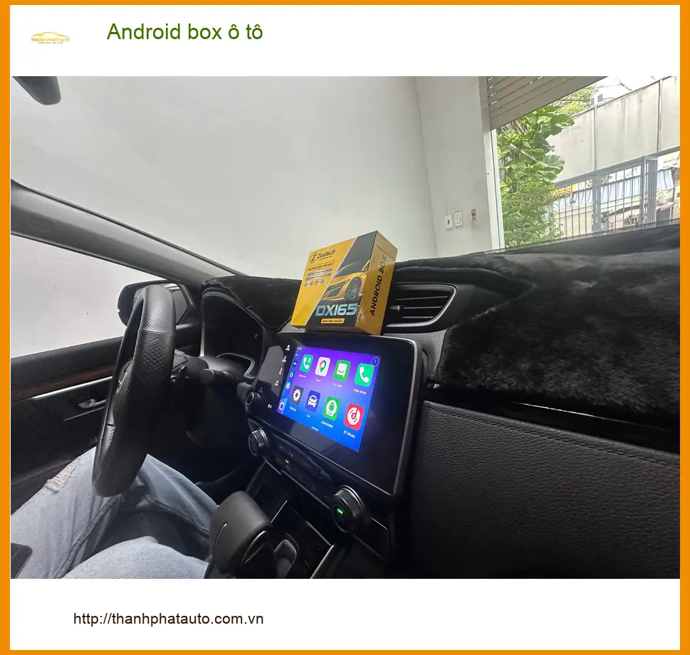 Anh Hoàng Long lắp Android box ô tô cho Kia Seltos ở Bình Thạnh ảnh thực tế 2