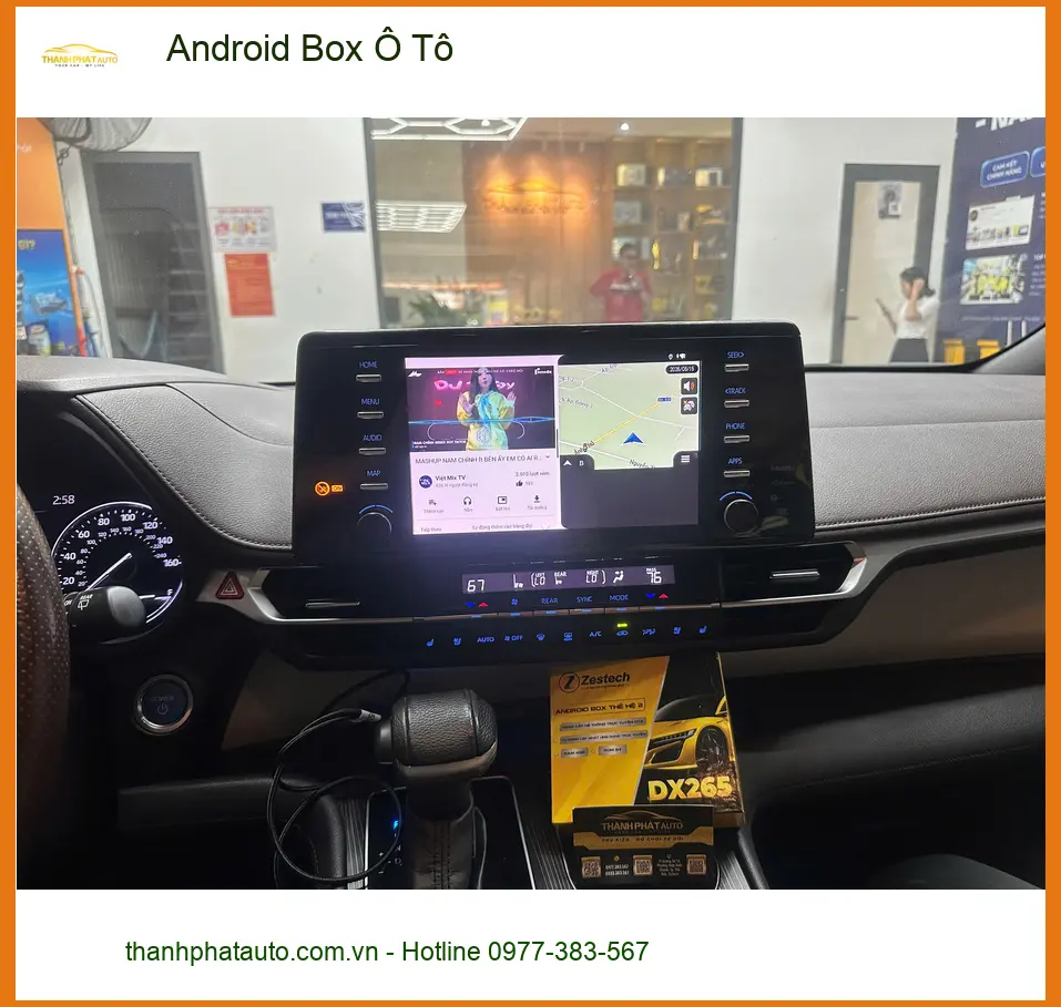 Anh Hùng lắp Android Box Ô Tô cho Kia Sorento tại Quận 11 để giải trí ảnh thực tế 2
