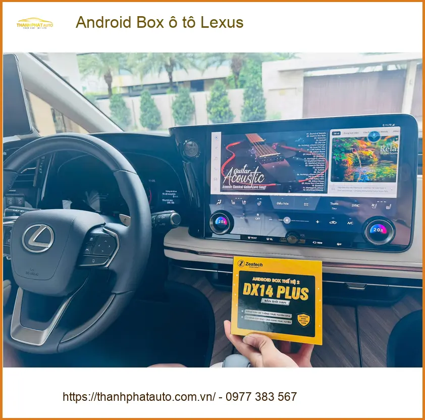 Anh Khang lắp Android Box ô tô Lexus tại Quận 12 để nâng tầm giải trí và công nghệ