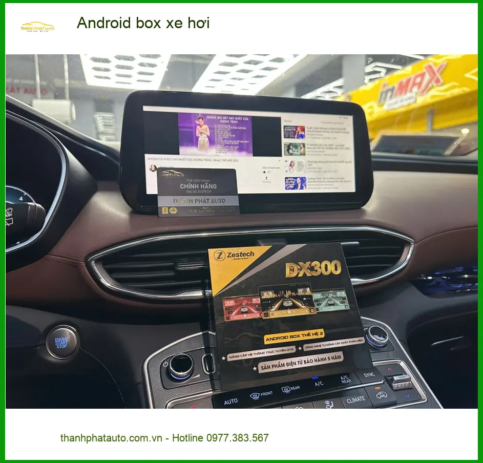 Cô Mai Anh lắp Android box xe hơi Kia Carnival tại Quận Tân Bình