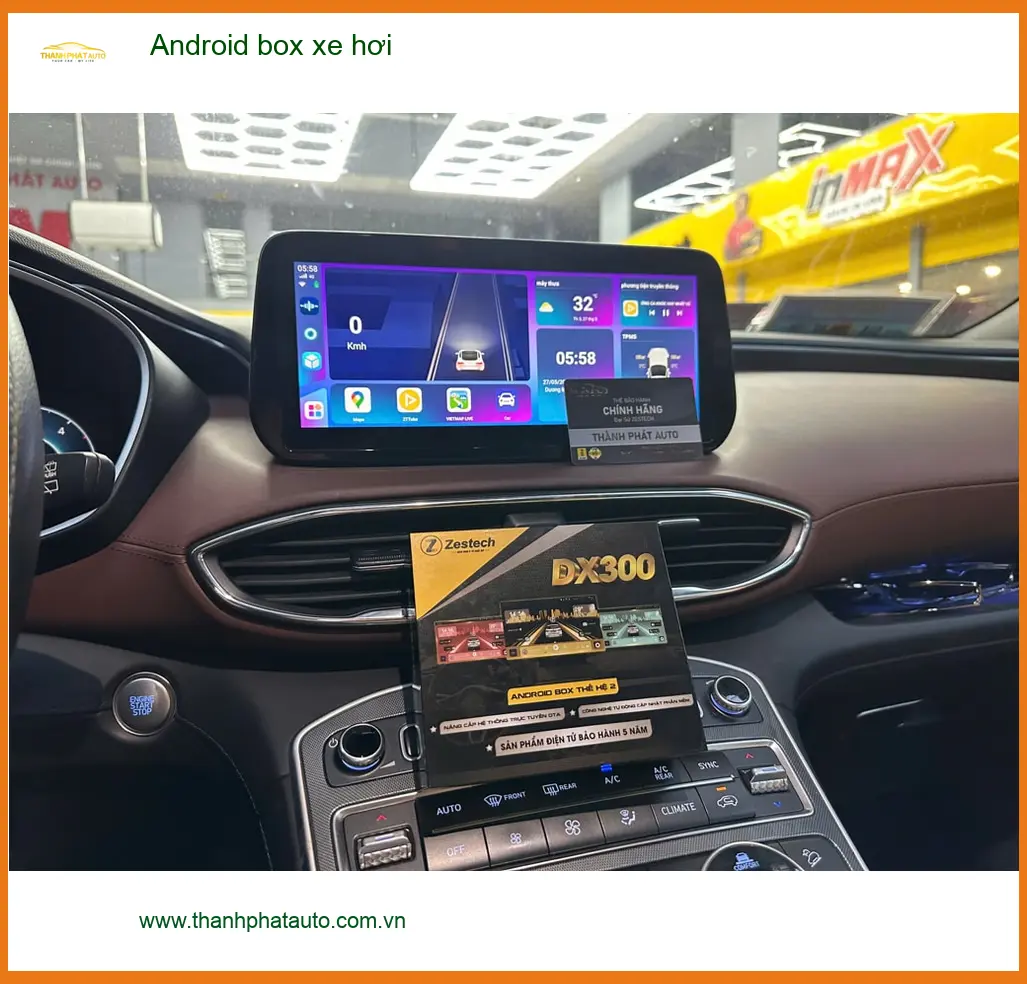 Cô Mai Anh lắp Android box xe hơi Kia Carnival tại Quận Tân Bình ảnh thực tế 2