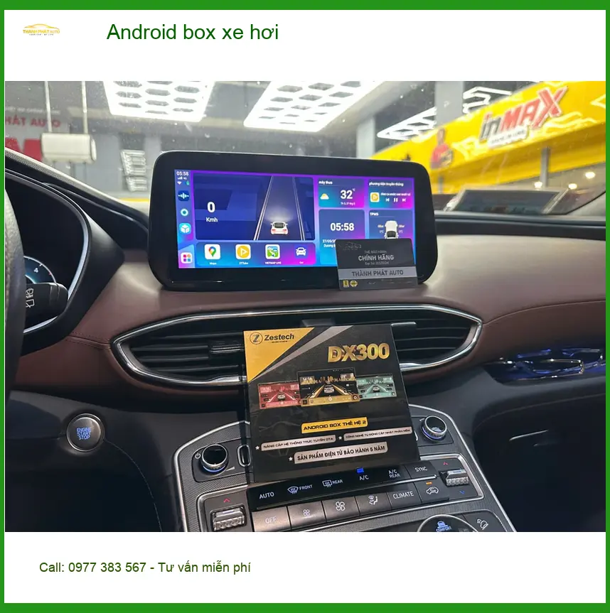 Chú Minh lắp Android box xe hơi cho VinFast Lux A2.0 tại Quận 9 dùng dẫn đường