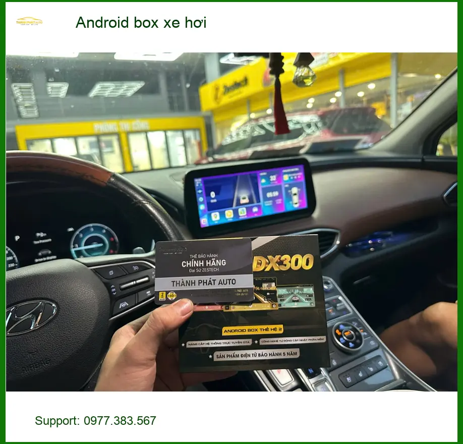 Chú Minh lắp Android box xe hơi cho VinFast Lux A2.0 tại Quận 9 dùng dẫn đường ảnh thực tế 3