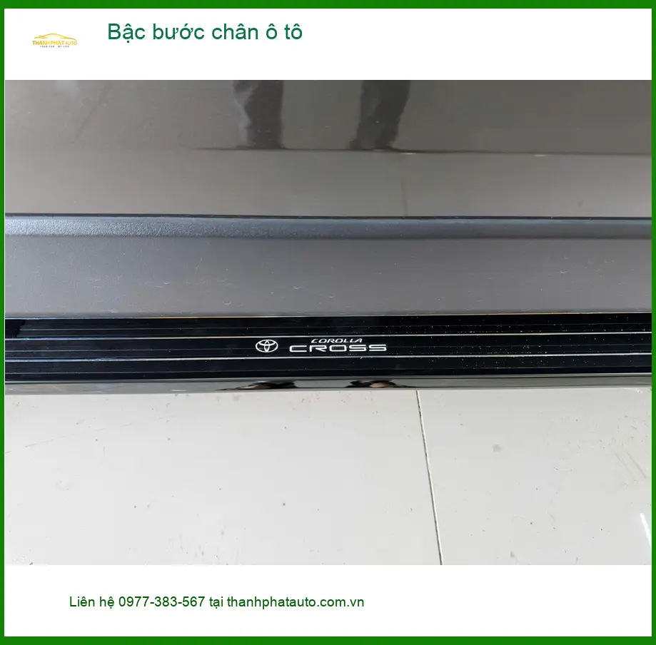 Chị Thanh lắp bậc bước chân ô tô Hyundai Santa Fe tại Bình Tân ảnh thực tế 3