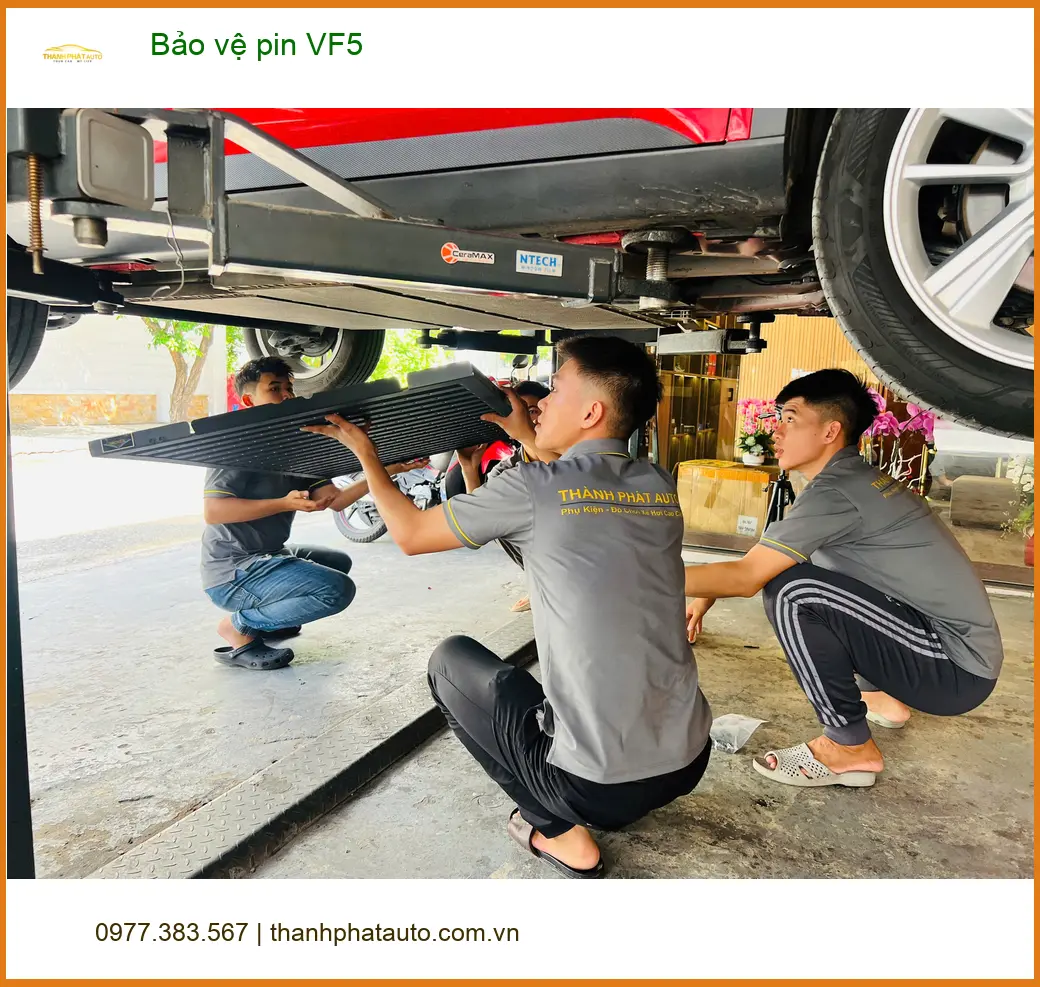 Anh Dũng bảo vệ pin VF5 tại Quận 6 để duy trì hiệu suất hoạt động