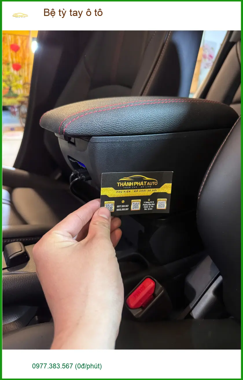 Anh Duy lắp Bệ tỳ tay ô tô Hyundai Accent tại Bình Chánh để hành trình êm ái.