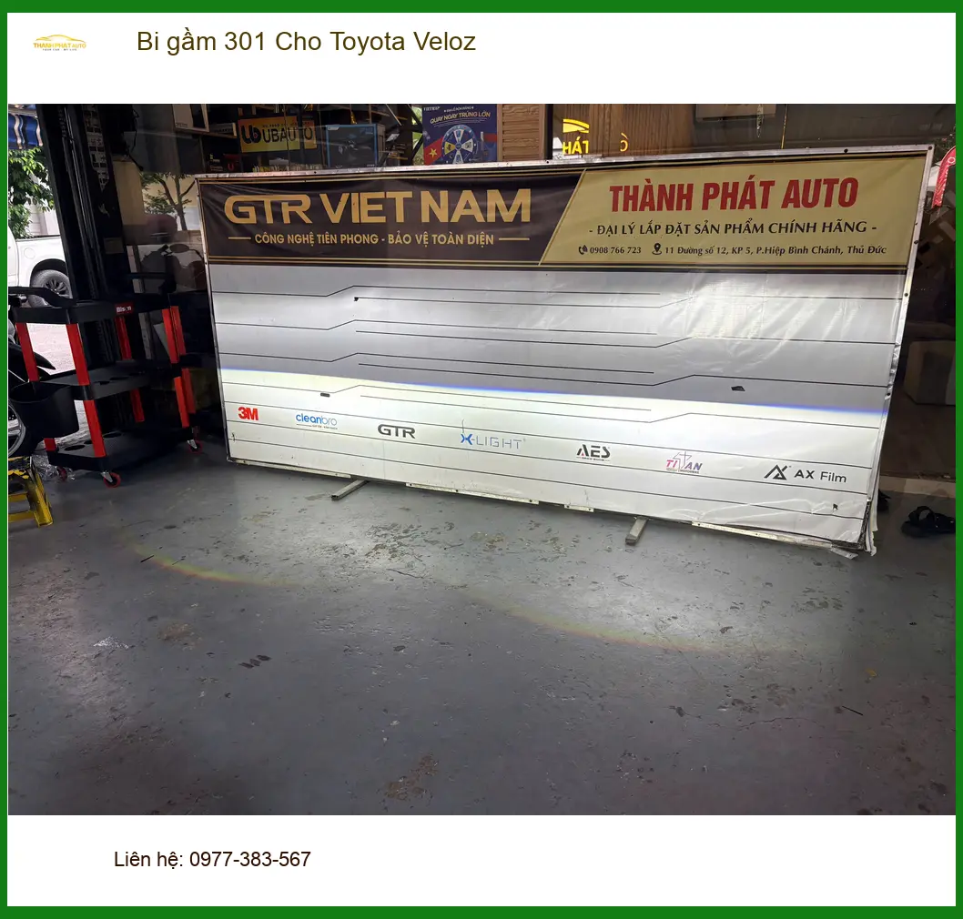 Chị Thanh nâng cấp bi gầm 301 cho Toyota Veloz tại Quận 12 vì đèn zin kém sáng