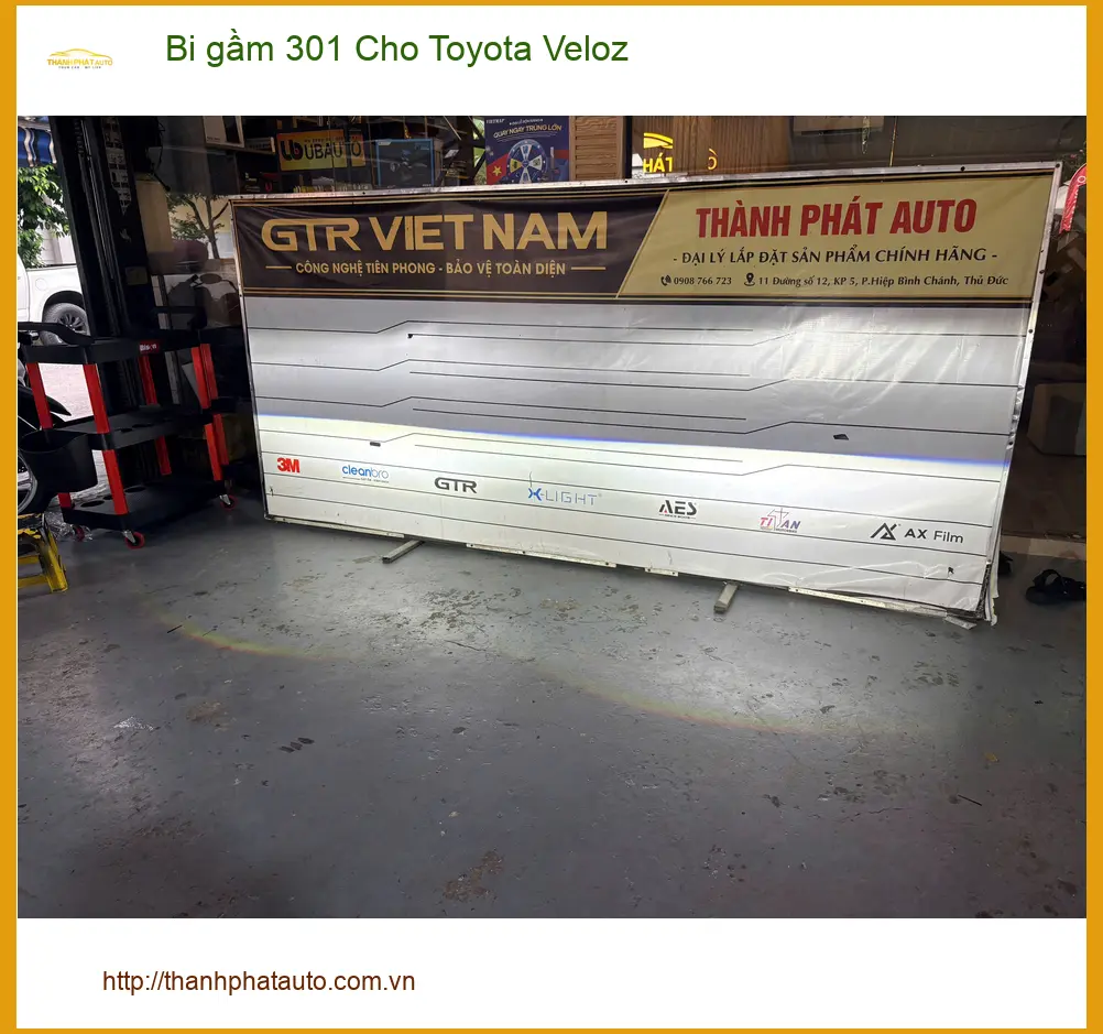 Anh Tùng lắp bi gầm 301 cho Toyota Veloz cải thiện ánh sáng khi đi đêm ở Quận 9 ảnh thực tế 2