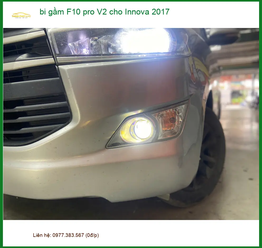 Chú Tấn nâng cấp bi gầm F10 Pro V2 cho Innova 2017 tại Quận 3 ảnh thực tế 3