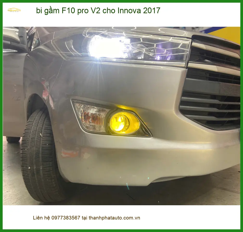 Anh Minh độ bi gầm F10 pro V2 cho Innova 2017 tại Cần Giờ ảnh thực tế 3