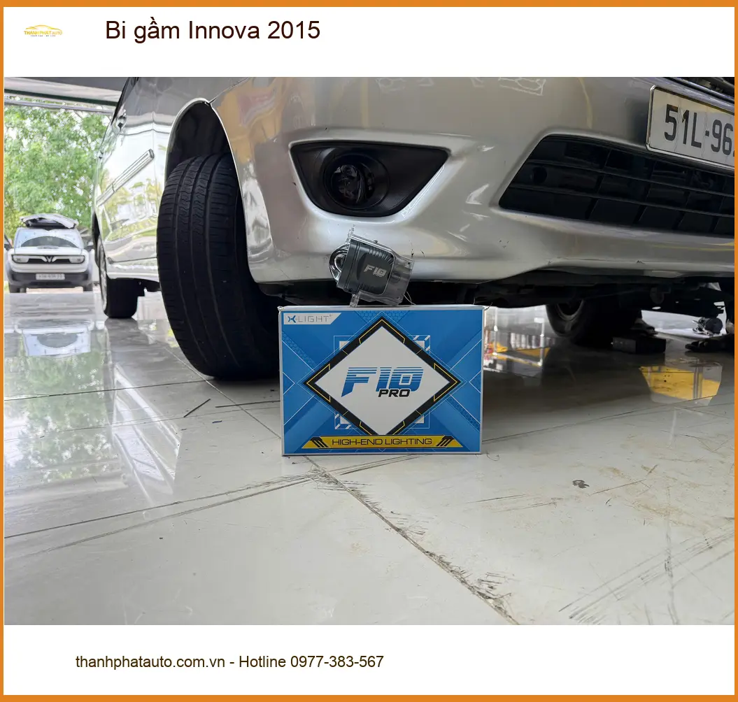 Anh Khôi lắp bi gầm cho Innova 2015 tại Quận 9 để đi đường quê an toàn hơn ảnh thực tế 3