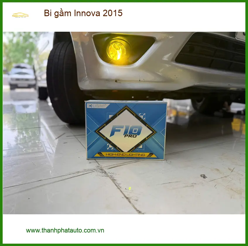 Anh Phong lắp bi gầm Innova 2015 tại Quận 2 để tăng tầm nhìn trời mưa ảnh thực tế 3