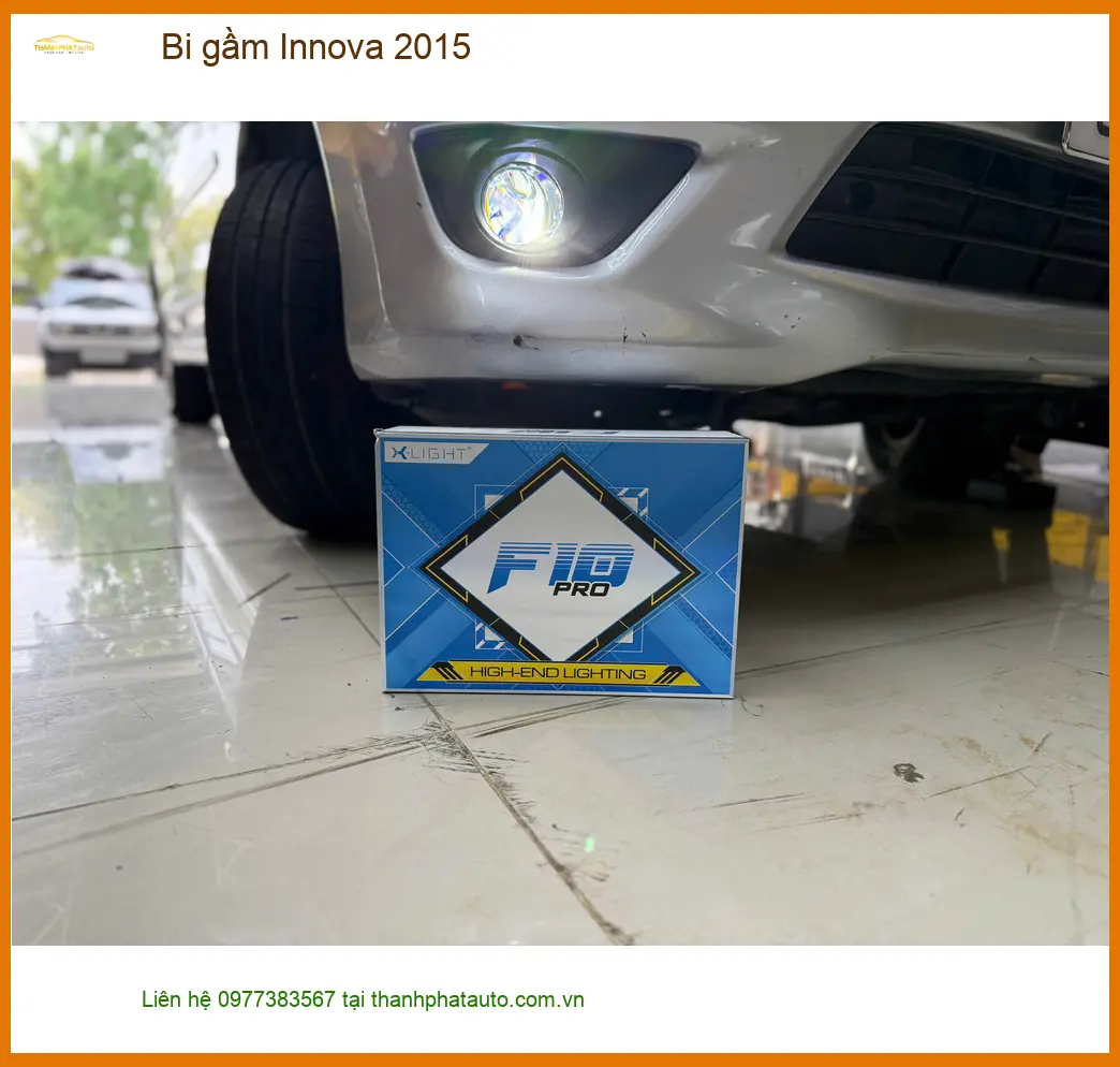 Anh Tùng lắp bi gầm Innova 2015 vì đèn yếu khi đi đường đêm tại Quận 10 ảnh thực tế 4
