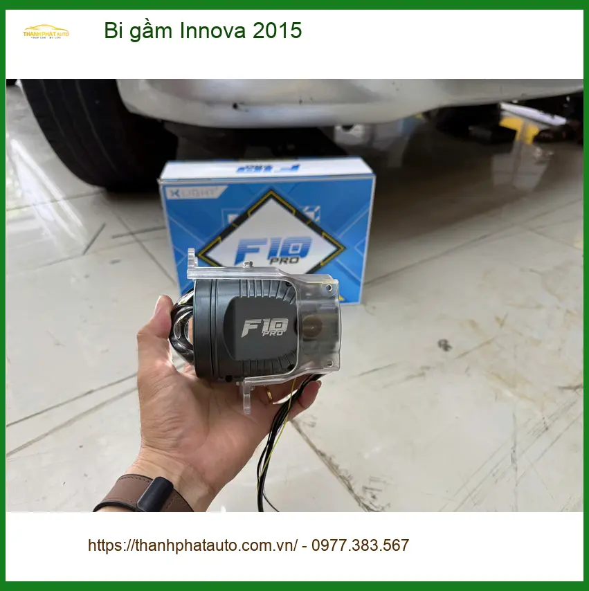 Anh Quý độ bi gầm Innova 2015 tại Hóc Môn vì đèn zin quá yếu khi đi đêm ảnh thực tế 5