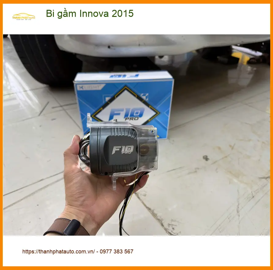 Anh Khôi lắp bi gầm Innova 2015 để cải thiện tầm nhìn khi đi đêm tại Củ Chi ảnh thực tế 3