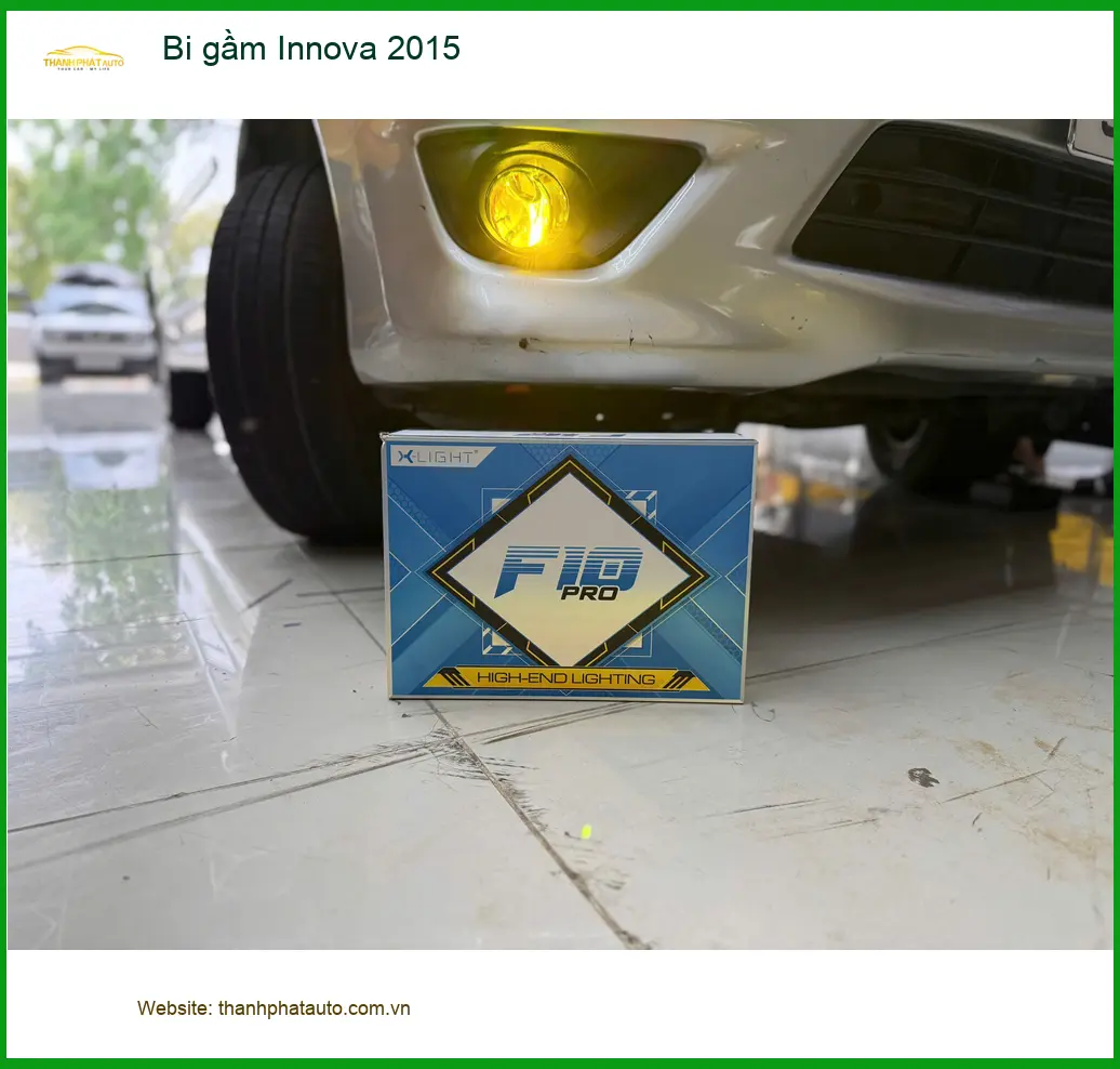 Anh Khôi lắp bi gầm Innova 2015 để cải thiện tầm nhìn khi đi đêm tại Củ Chi ảnh thực tế 4