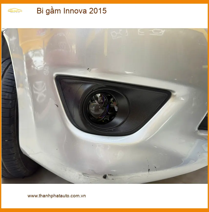 Chú Nhật độ bi gầm Innova 2015 tại Quận 7 để cải thiện tầm nhìn ban đêm ảnh thực tế 2