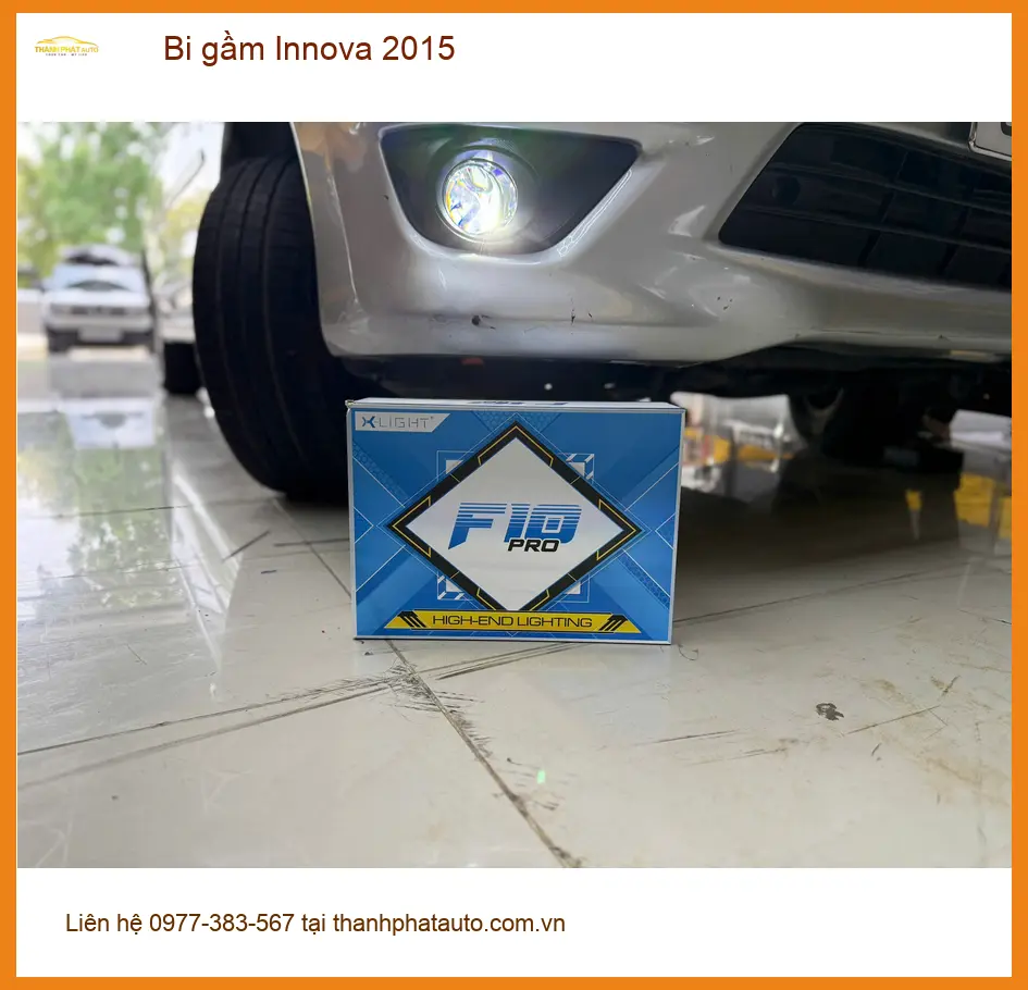 Chú Nhật độ bi gầm Innova 2015 tại Quận 7 để cải thiện tầm nhìn ban đêm ảnh thực tế 4