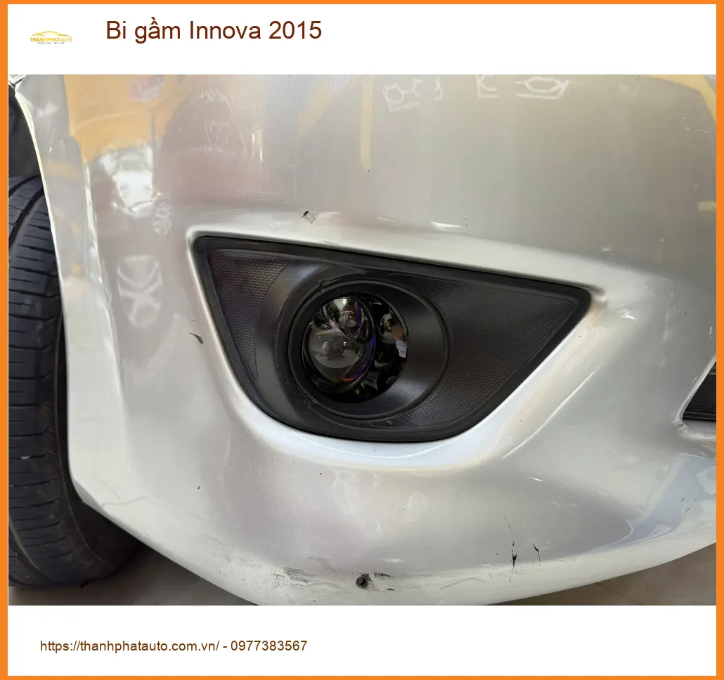 Anh Khôi độ Bi gầm Innova 2015 ở Quận 1 vì đèn zin mờ, cần tăng sáng ảnh thực tế 3