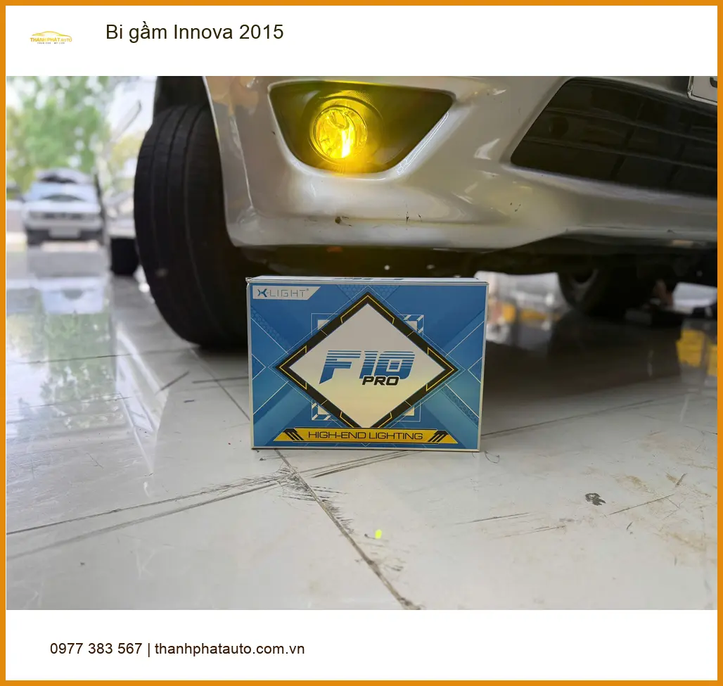 Anh Khôi độ Bi gầm Innova 2015 ở Quận 1 vì đèn zin mờ, cần tăng sáng ảnh thực tế 4