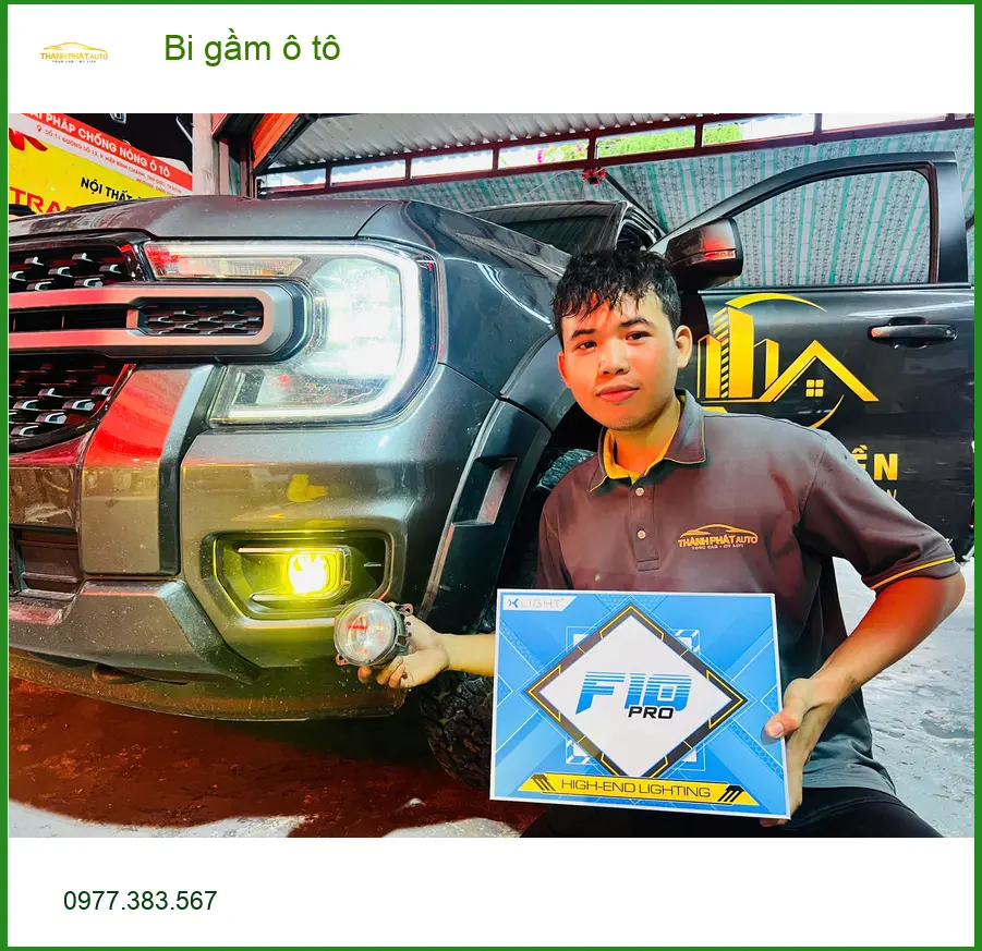 Anh Cường nâng cấp bi gầm ô tô Kia Seltos tại Quận 12 tăng cường tầm nhìn