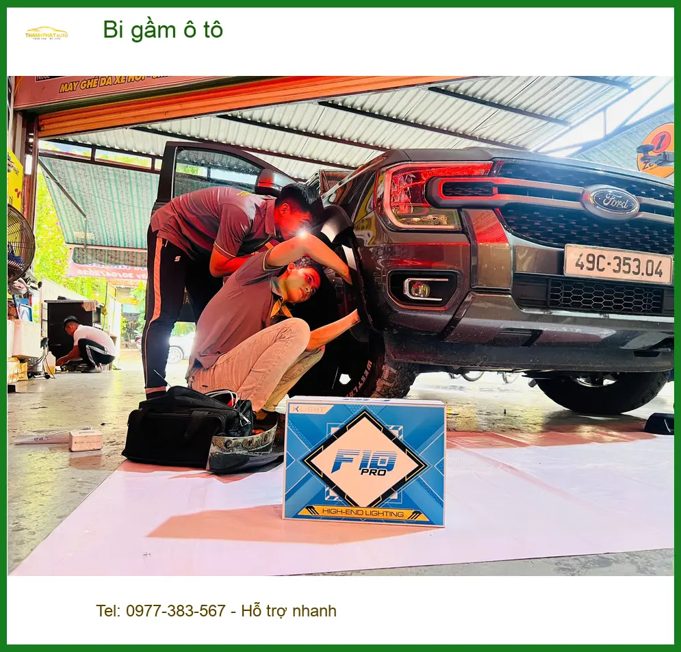 Anh Cường nâng cấp bi gầm ô tô Kia Seltos tại Quận 12 tăng cường tầm nhìn ảnh thực tế 5