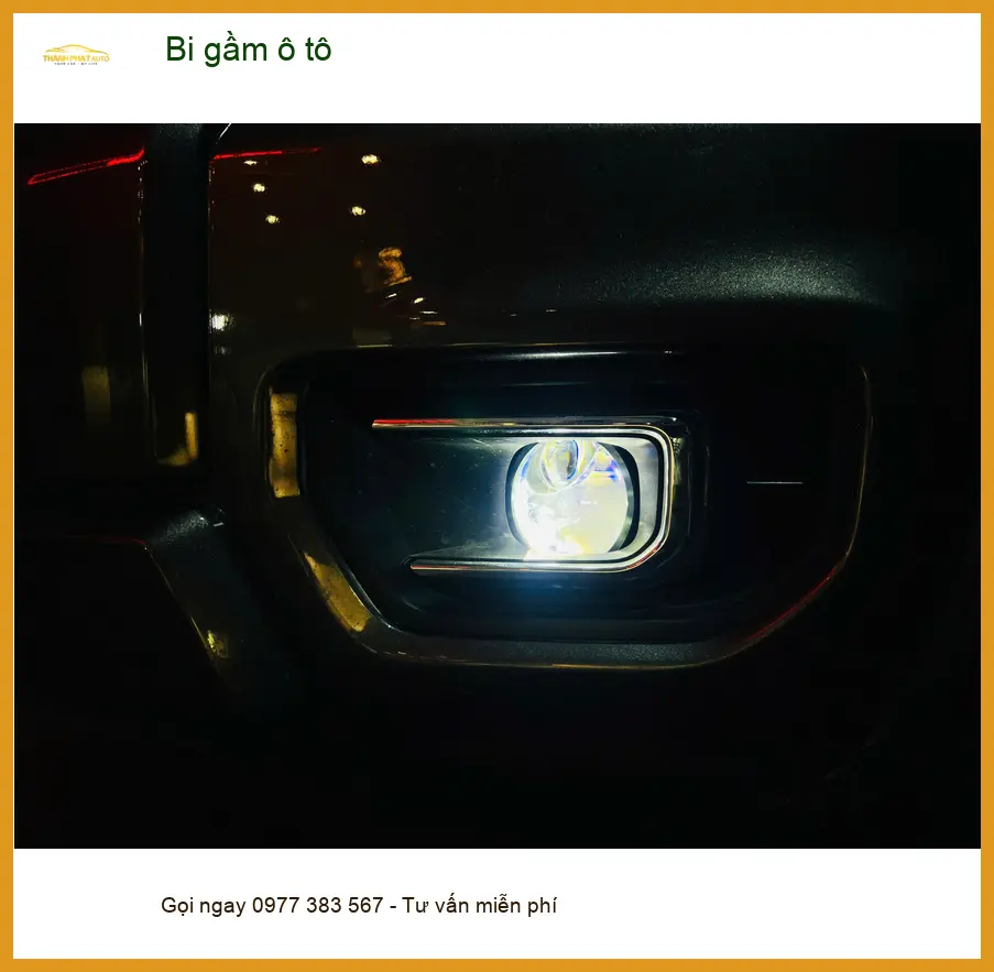 Anh Phong lắp bi gầm ô tô Honda CR-V tại Hóc Môn vì thường xuyên di chuyển đường trường