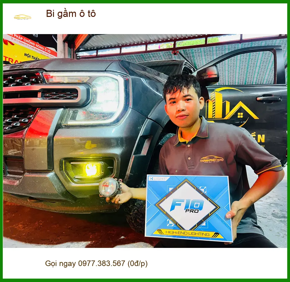 Anh Dũng độ bi gầm ô tô cho Mazda 3 tại Quận 5 để cải thiện tầm nhìn ban đêm. ảnh thực tế 4