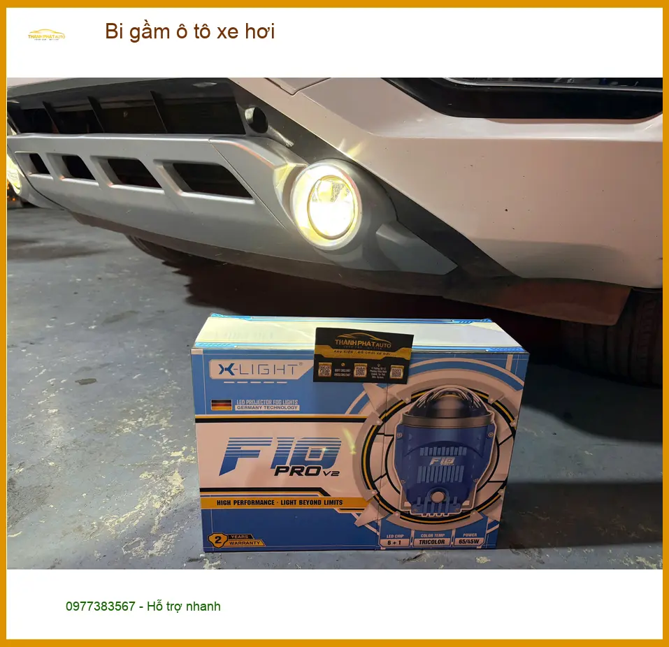 Chú Phát nâng cấp bi gầm ô tô Hyundai Santa Fe vì đèn zin yếu khi đi đường vắng ở Cần Giờ ảnh thực tế 2