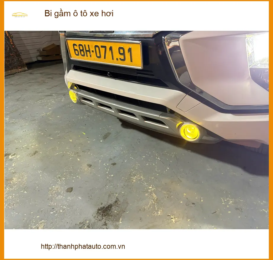 Chú Phát nâng cấp bi gầm ô tô Hyundai Santa Fe vì đèn zin yếu khi đi đường vắng ở Cần Giờ ảnh thực tế 3