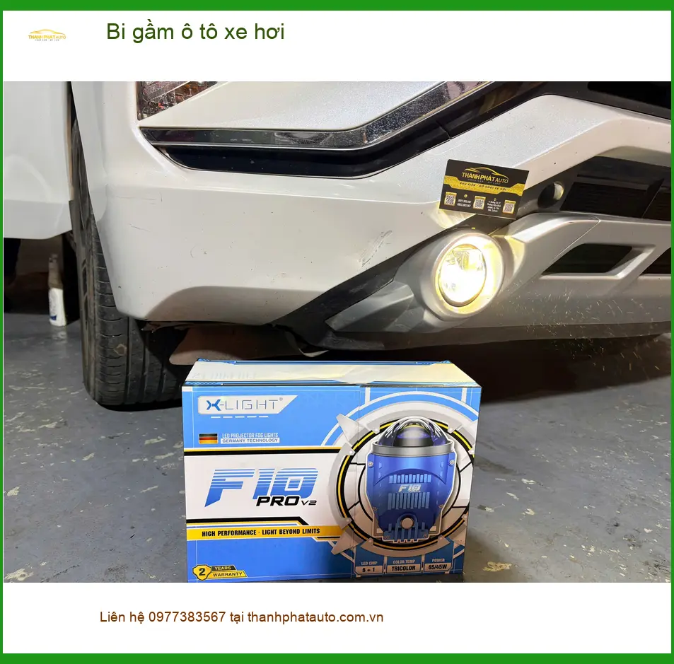 Chú Phát nâng cấp bi gầm ô tô Hyundai Santa Fe vì đèn zin yếu khi đi đường vắng ở Cần Giờ ảnh thực tế 4