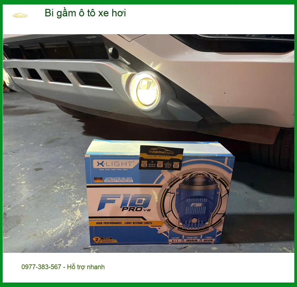 Anh Khang độ bi gầm ô tô cho Hyundai Creta tại Quận 3 vì đèn zin quá yếu ảnh thực tế 3