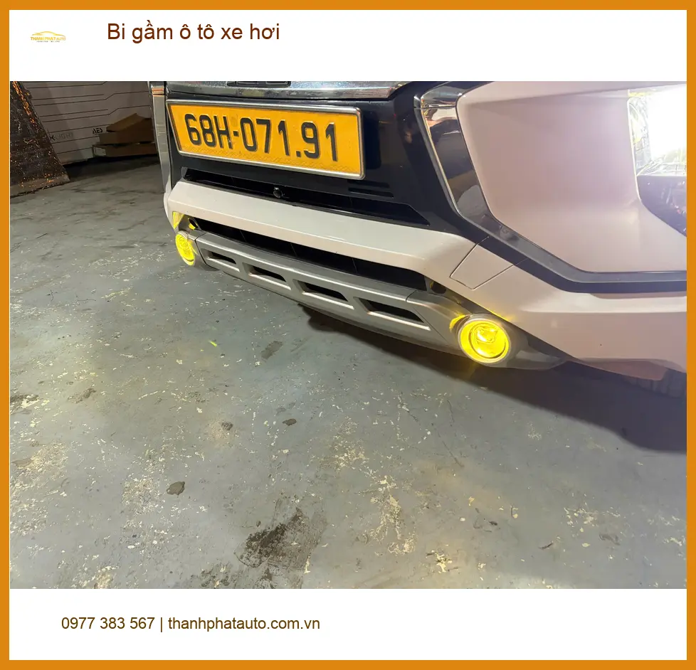Anh Khang độ bi gầm ô tô cho Hyundai Creta tại Quận 3 vì đèn zin quá yếu ảnh thực tế 4